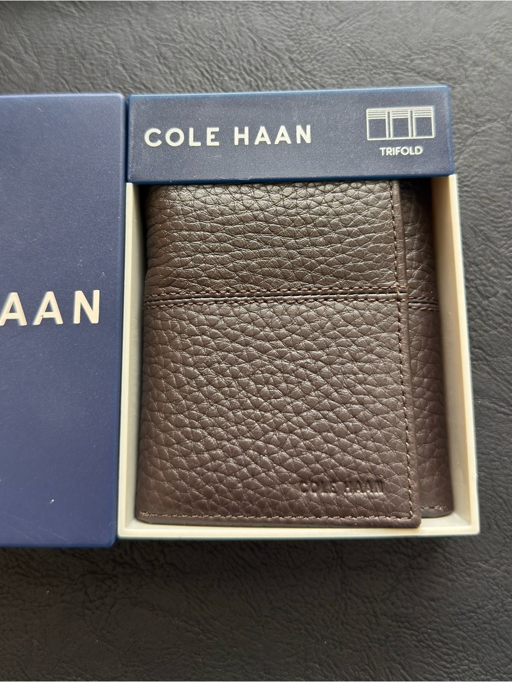 Cole Haan Men’s Trifold Leather Wallet
